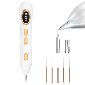 Portable Skin Tag Remover Pen With LED Light 9 Intensity Gears Cordless Rechargeable Skin Tag Removal Kit Intended For Common Warts Mole Skin Tags Gif