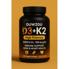 Vitamin D3 + K2 Capsule *High Potency*