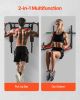 VEVOR Multifunctional Pull Up Bar, Wall Mounted Chin Up Bar Dip Station for Home Gym, Heavy Duty Steel Upper Body Workout Pull Ups