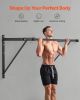 VEVOR Pull Up Bar, 50 in Width Wall Mounted Pull Ups, Adjustable Depth 22" or 30" from Wall, Heavy Duty Steel Upper Body Workout Bars